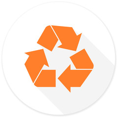 recycle flat design modern icon