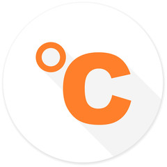 celsius flat design modern icon