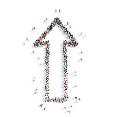 people  shape  arrow cartoon