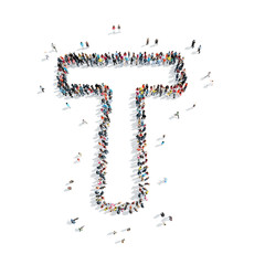 people  shape  arrow cartoon