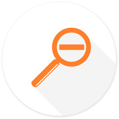 lens flat design modern icon