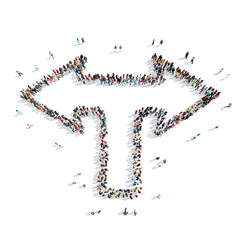 people  shape  arrow cartoon