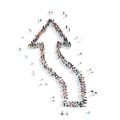 people  shape  arrow cartoon