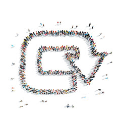 people  shape  arrow cartoon