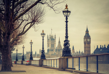 Big Ben and Houses of parliament, London