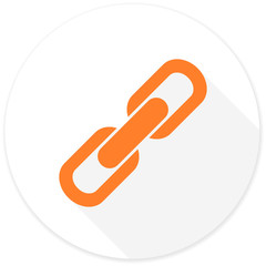 link flat design modern icon