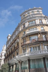 Fototapeta na wymiar façades de Madrid