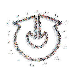 people  shape  arrow cartoon