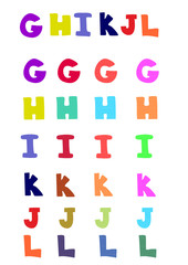 The original decorative letter vector illustration