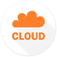 cloud flat design modern icon