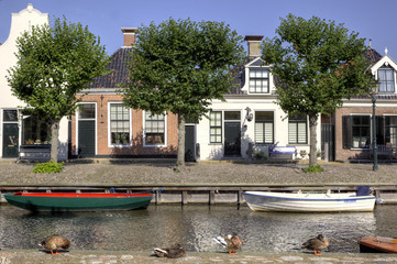 Fototapeta na wymiar Traditional Dutch houses