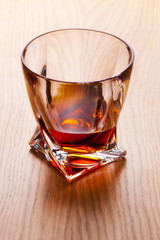 whiskey in glass