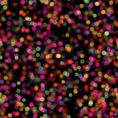 Seamless bokeh effect background