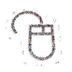 people  shape  computer mouse