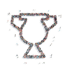 group  people shape  cup