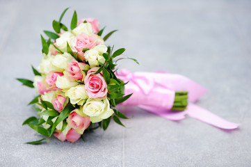 Beautiful wedding flowers bouquet