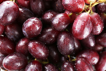Fresh ripe grapes, close up