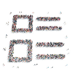 group  people  shape sheet  letter