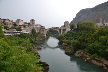 Fototapeta na wymiar Bosnia and Herzegovina - Mostar (old bridge)