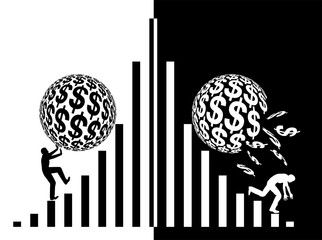 Ups and Downs of the Stock Market. The net income area and the danger zone