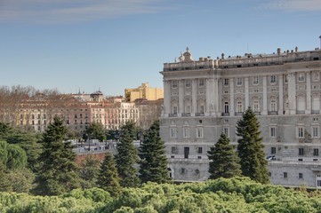 Naklejka premium palais royal de madrid