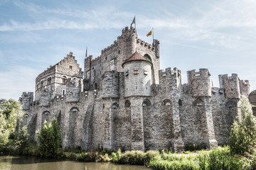Fototapeta na wymiar Ghent Castle