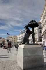 Obraz premium statue de l'ours à Madrid