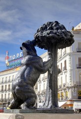 Fototapeta premium statue de l'ours à Madrid