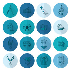 School and Education Icons