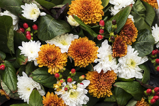 Herbstlicher Blumenstrauss