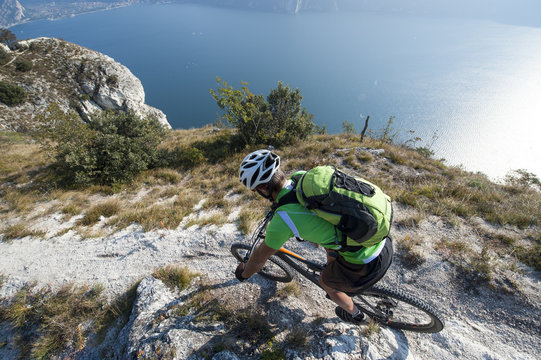 mountainbike downhill adventure  - garda lake