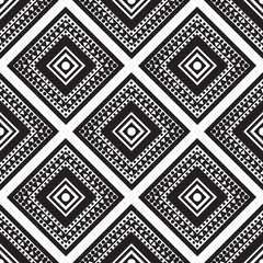 seamless monochrome  ornament squares