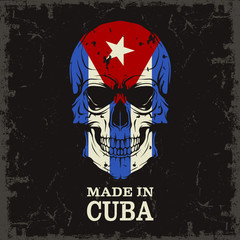 Skull color of the flag