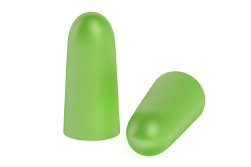 green earplugs