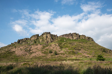 Popular UK climbing destination, The Roaches, in the Staffordshire Moorlands