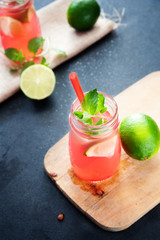 Delicious melon and lime drink