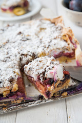 Sweet plum cake