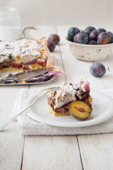 Sweet plum cake