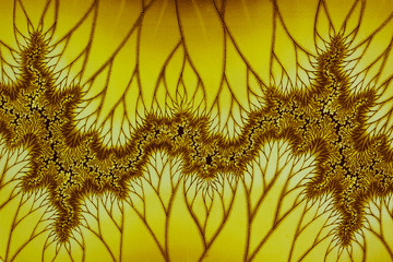 texture of vintage print fabric striped forest for background