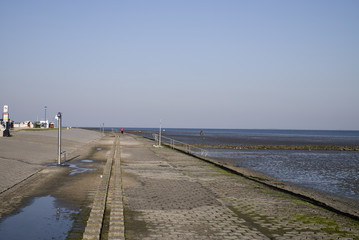 Neuharlinger Siel, die Nordsee und das Wattenmeer