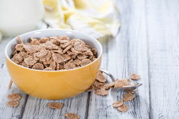 Bowl with Wholemeal Cornflakes