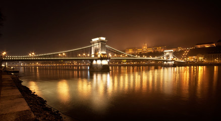 Fototapeta na wymiar Budapest at night 