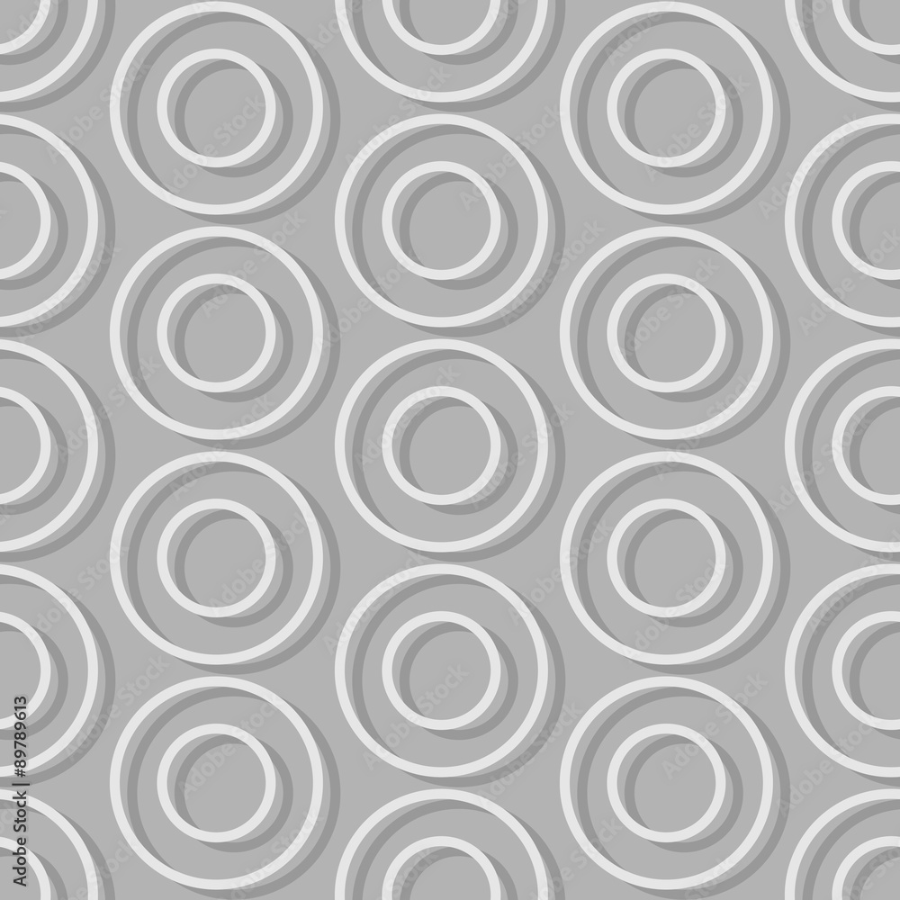 Aufkleber circles of seamless background. abstract seamless pattern retro