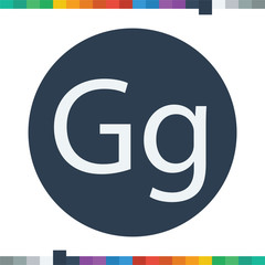 G letter icon.