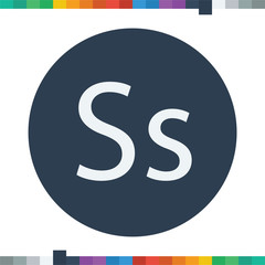 S letter icon.