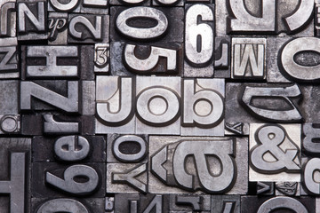 Bleisatz Buchstaben