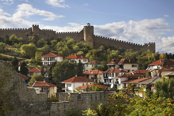 Obraz premium Fortress of Samuil in Ohrid. Macedonia