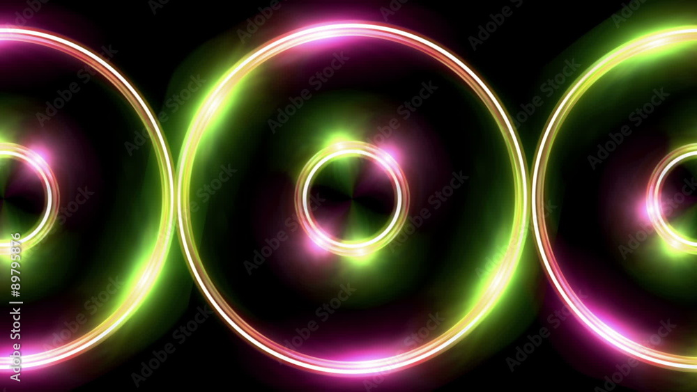 Canvas Prints the circle shape of twirl ring lens flares with dark background
