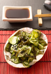 Japanese sunomono salad