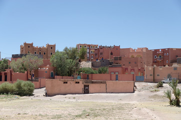 Ait Ben Haddou, in Ouarzazate province is a example of the architecture of southern Morocco.